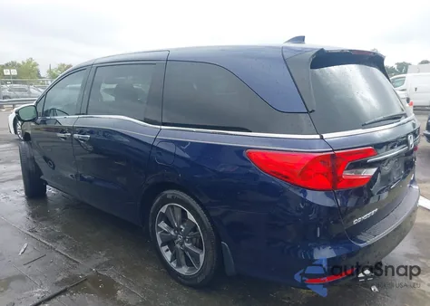 2021 Honda Odyssey Elite from USA, damaged, VIN 5FNRL6H91MB018695